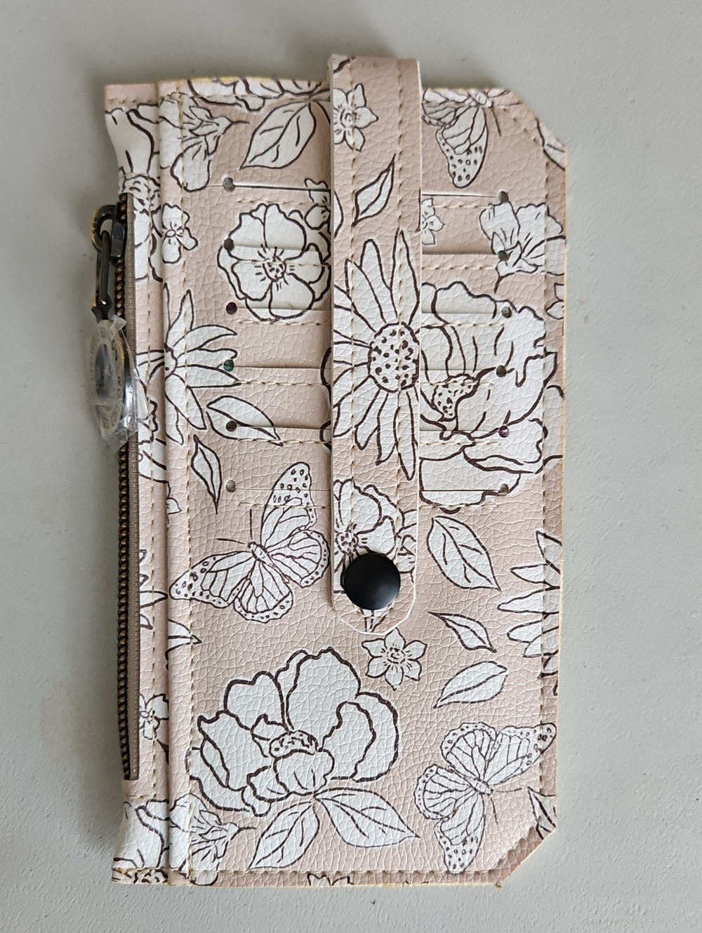 Floral Butterfly Purse Pal Wallet